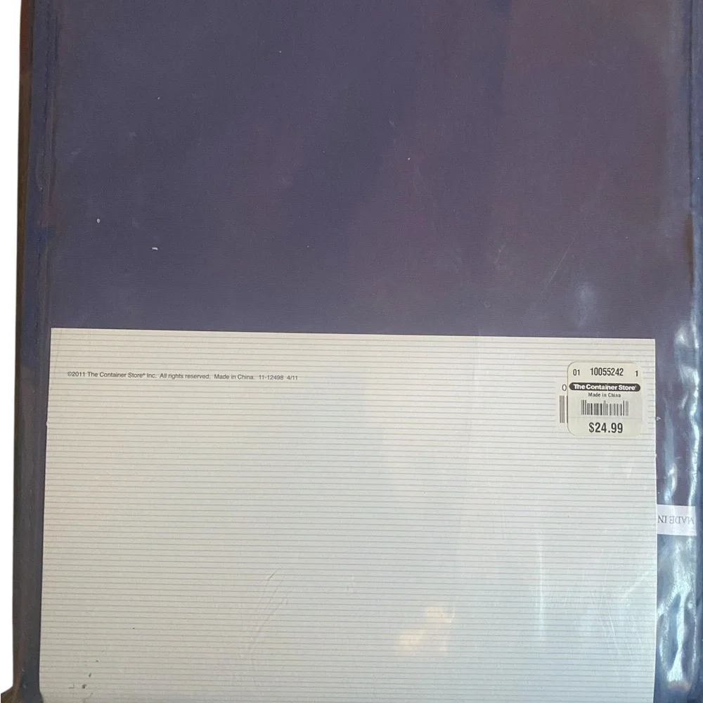 The Container Store Indigo 10-Compartment Hanging Shoe Bag